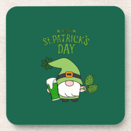 St. Patrick's Day Gnome Getränkeuntersetzer