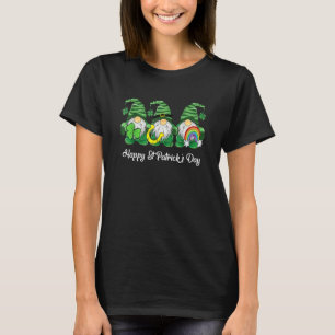 St Patricks Day Gnome Höhlen Shamrock Hufeisen I T-Shirt