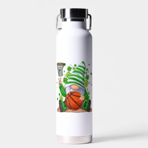 St Patrick's Day Gnome Holding Basketball Lucky Bo Trinkflasche