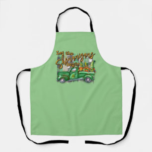 St. Patrick's Day Gnome im Truck-Unsinn Schürze
