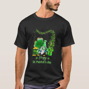 St Patricks Day Gnome Kleeblatt Clover Game T-Shirt