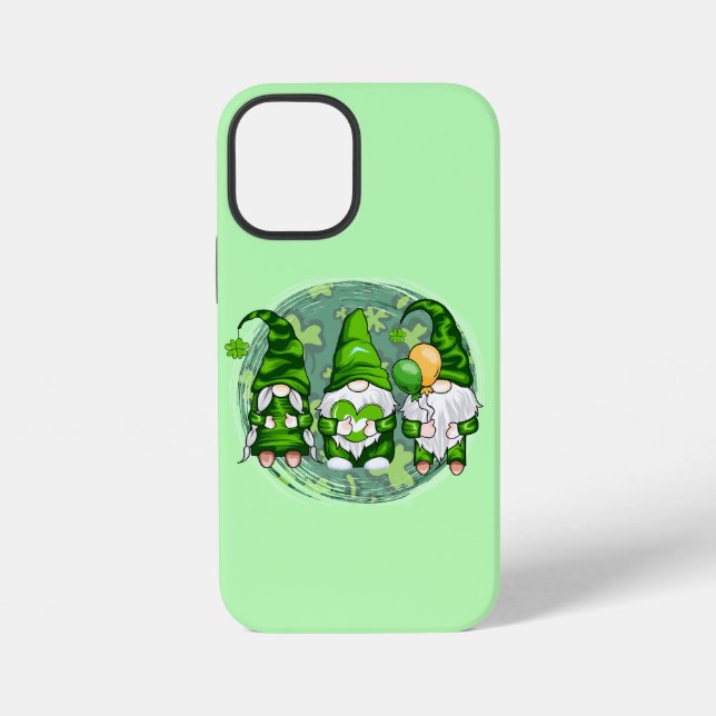 St. Patrick's Day Gnome Shamrock Gnome-54989 iPhone Hülle (Rückseite)