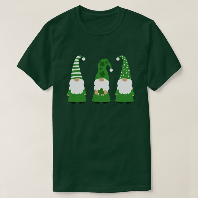 St Patricks Day Gnomes T-Shirt (Design vorne)