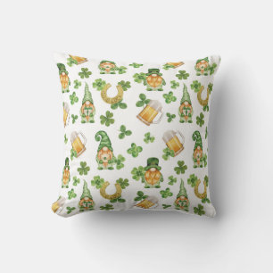 St Patricks Day Gnomes Throw Kissen