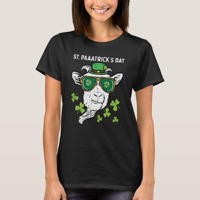 St Patricks Day Goat Head Saint Pattys Farmer Men  T-Shirt (Vorderseite)