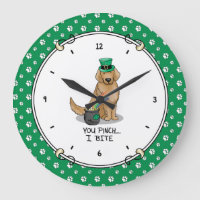 St. Patrick's Day Golden Retriever Dog
