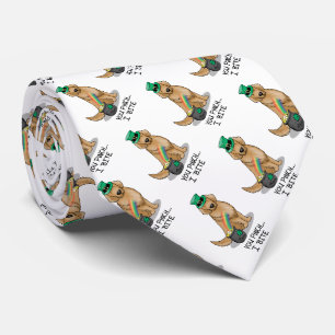 St. Patrick's Day Golden Retriever Dog Krawatte