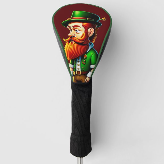 St Patrick's Day Golf Driver Head Cover Golf Headcover (Vorderseite)