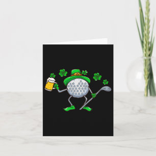 St Patricks Day Golf Golfing Irish Golfer Beer Hum Karte