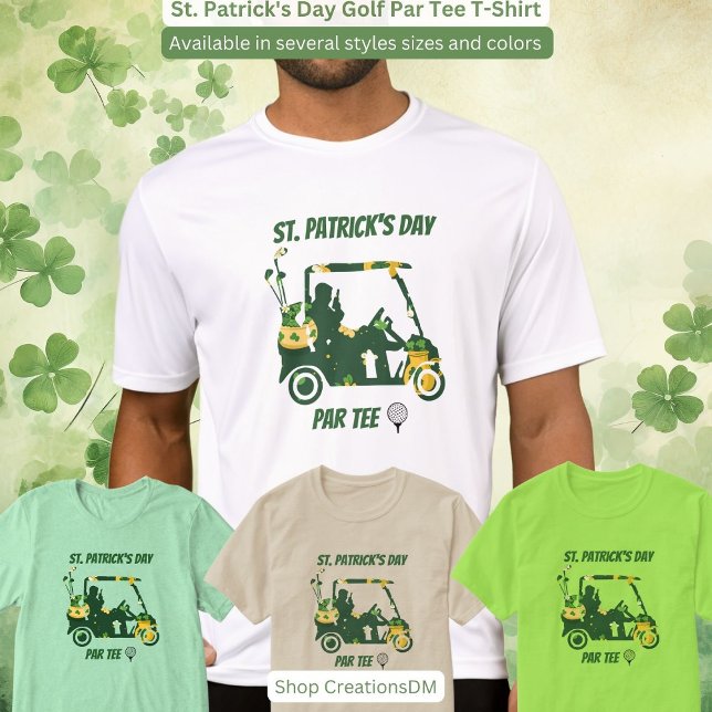 St. Patrick's Day Golf Par T-Shirt T - Shirt (Von Creator hochgeladen)