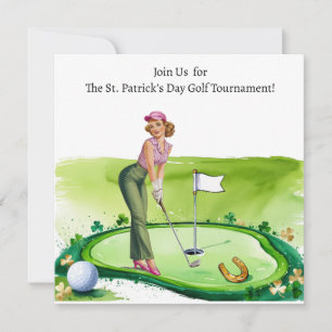 St. Patrick's Day Golf Turnier Einladung