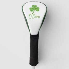 St. Patrick's Day Golfer Custom Sports Shamrock  Golf Headcover