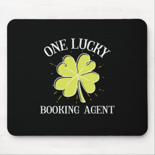 St. Patrick's Day-Grafik für einen Booking-Agenten Mousepad