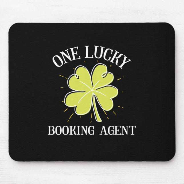 St. Patrick's Day-Grafik für einen Booking-Agenten Mousepad (Vorne)