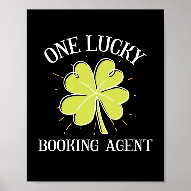 St Patricks Day Graphic for a Booking Agent One Lu Poster (Vorne)