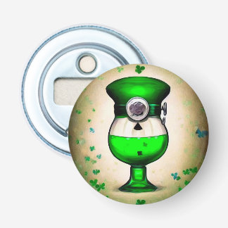 St. Patrick's Day Green Beer in Hat Flaschenöffner