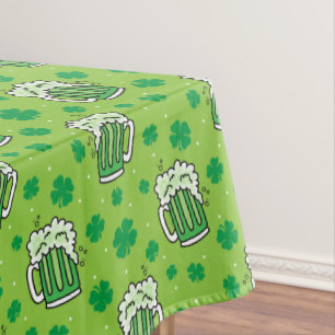 St Patrick's Day Green Beer Pattern Tischdecke