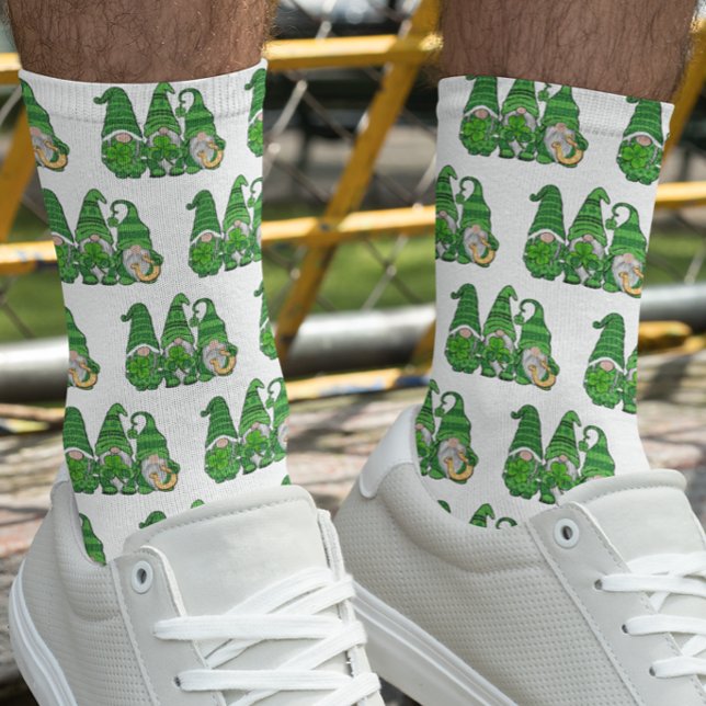 St. Patrick's Day Green Gnomies Gnomes Socken (Von Creator hochgeladen)