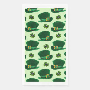 St Patrick's Day Green Hats Serviette