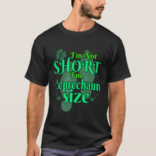 St Patricks Day Green Irish Nicht Kurz Leprechaun T-Shirt