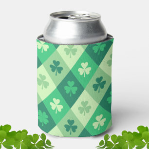 St Patricks Day Green Kleeblatt Clove Dosenkühler
