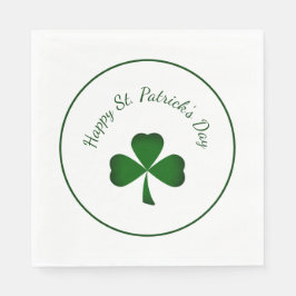 St. Patrick's Day Green Kleeblatt Lucky Clover Serviette
