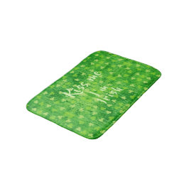 St Patrick's Day Green Kleeblatt Pattern Bath Mat Badematte