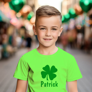 St. Patrick's Day Green Kleeblatt Personalisierter T-Shirt