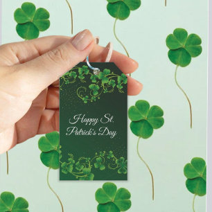St. Patrick's Day Green Kleeblatt Vine Irish Party Geschenkanhänger
