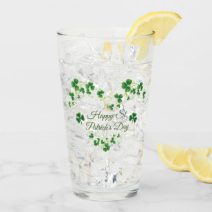 St. Patrick's Day Green Kleeblatt Vine Irish Party Glas