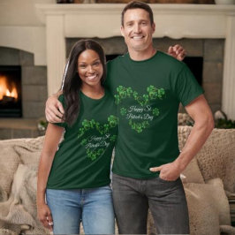 St. Patrick's Day Green Kleeblatt Vine Irish Party T-Shirt