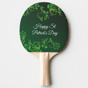 St. Patrick's Day Green Kleeblatt Vine Irish Party Tischtennis Schläger