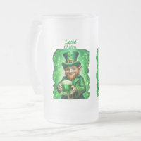 St. Patrick's Day, Green Leprechaun, Grünes Bier