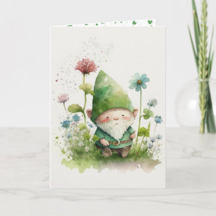 St. Patrick's Day Green Leprechaun Karte