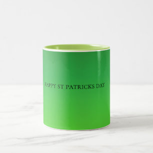 St. Patricks Day Green  Zweifarbige Tasse