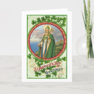 St. Patrick's Day Greetings Religious Karte
