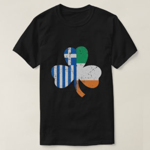St. Patrick's Day Griechische Flagge Irland Griech T-Shirt