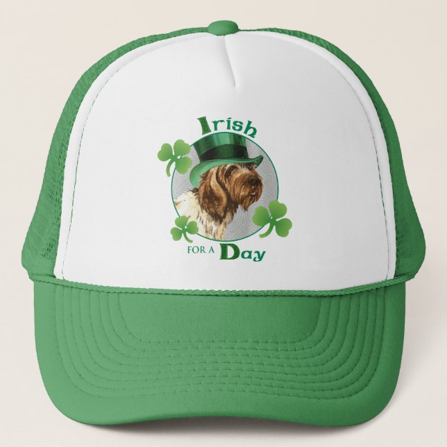 St. Patrick's Day Griffon Truckerkappe (Vorderseite)