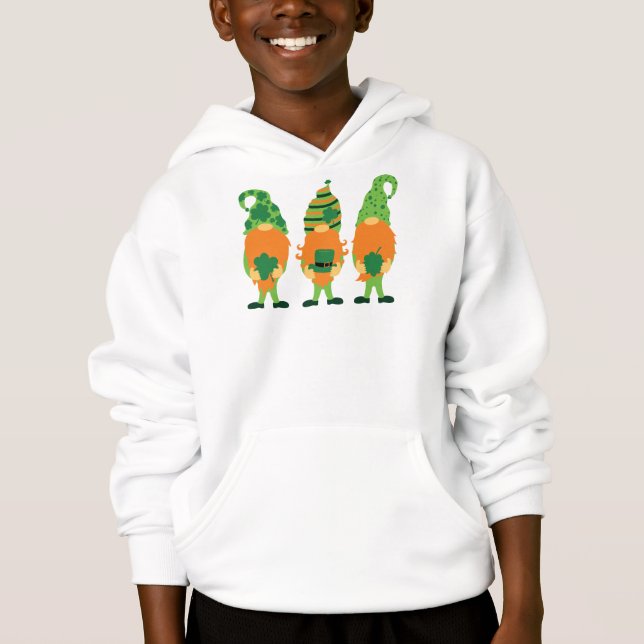 St. Patrick's Day Grnomes-61112 Hoodie (Vorderseite)