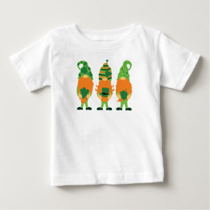 St. Patrick's Day Grnomes Baby T-shirt