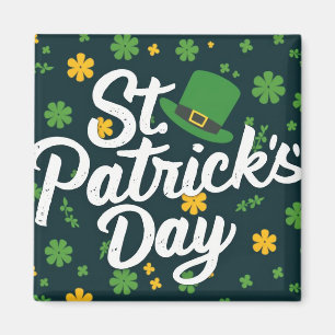 St. Patricks Day grün gelb Magnet