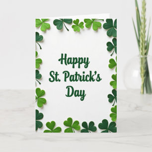 St. Patricks Day Grüne Karte