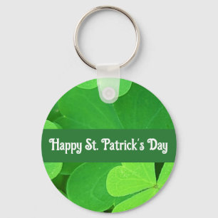 St. Patrick's Day Grüne Shamrocks und Kleeblätter  Schlüsselanhänger