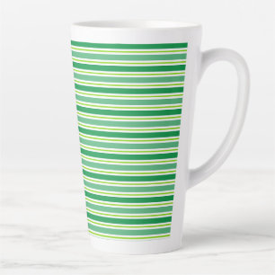 St. Patrick's Day Grüne Streifenmuster Milchtasse