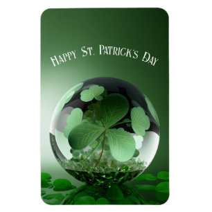 St. Patrick's Day Grüne Welt Magnet