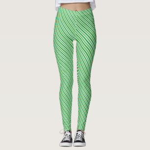 St. Patrick's Day Grünes Streifenmuster-54608 Leggings