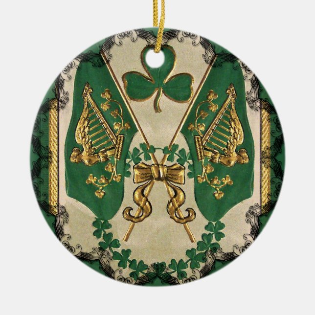 St. Patricks Day Gruß Ornament (Vorne)