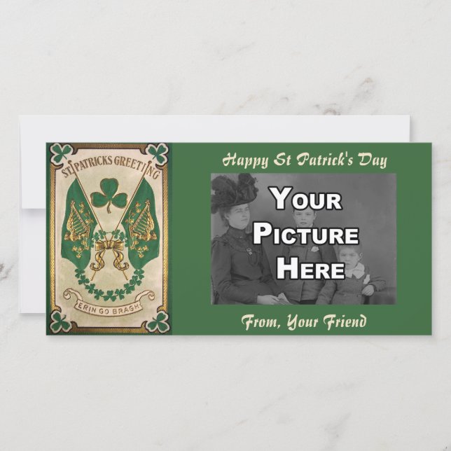 St Patricks Day Grußkarte (Vorderseite)