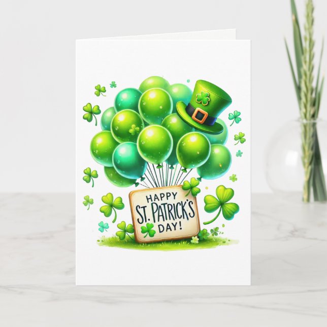 St. Patrick's Day Grußkarte Feiertagskarte (Vorderseite)
