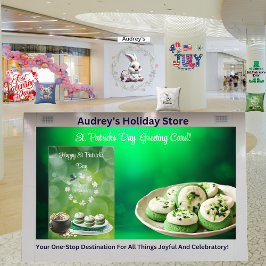 St Patrick's Day Grußkarte Feiertagskarte